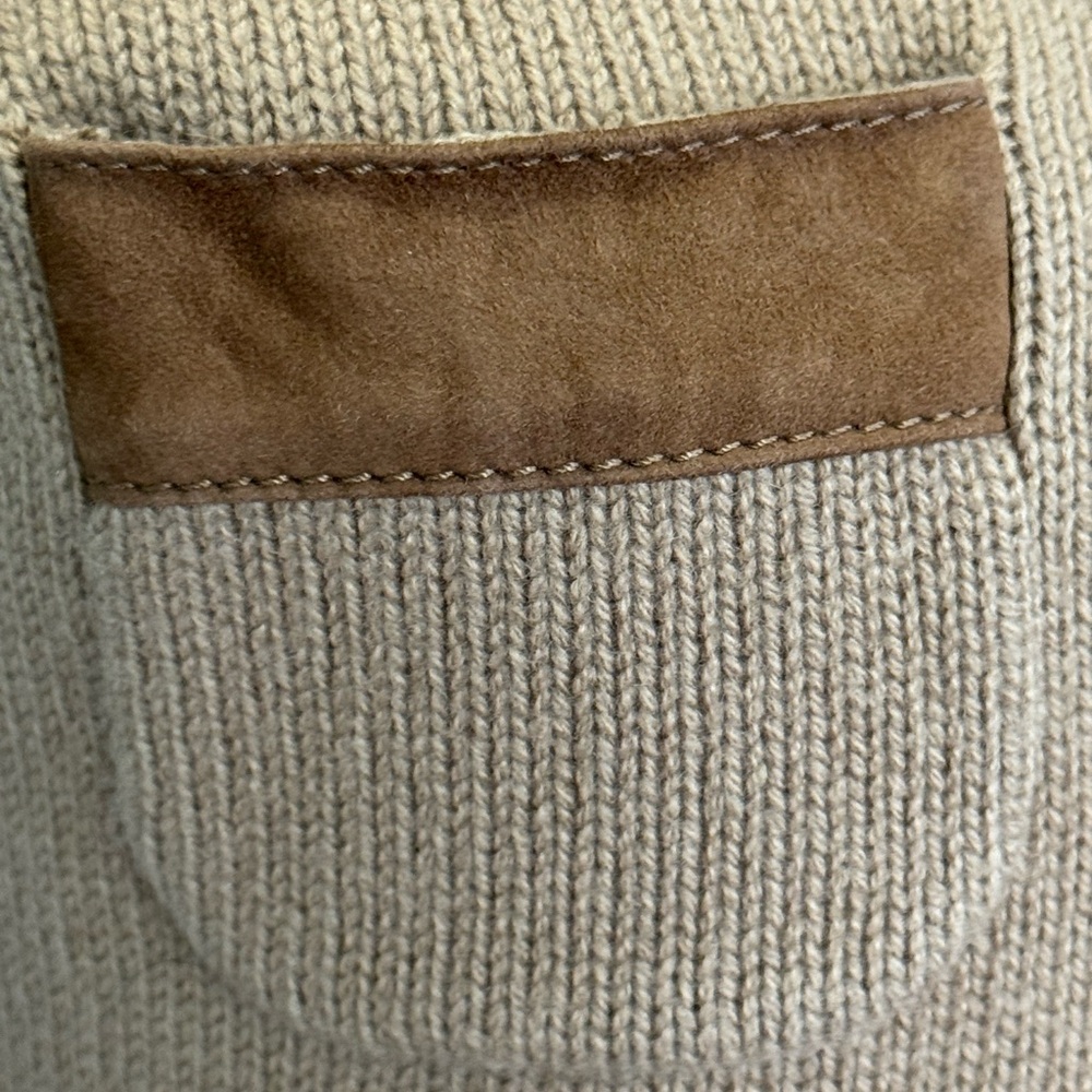 Ralph Lauren Purple Label-Cashmere Brown Suede old money, equestrian size small - Picture 9 of 17